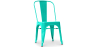 Buy Dining chair Bistrot Metalix Industrial Square Metal - New Edition Pastel green 32871 home delivery