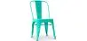 Buy Dining chair Bistrot Metalix Industrial Square Metal - New Edition Pastel green 32871 - prices