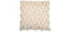 Buy Boho Bali Style Wool Cushion cover + filling - Chewuna White 60198 - in the UK