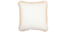 Buy Square Viscose Cushion cover + filling - Atena Cream 60203 - in the UK