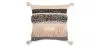 Buy Square Cotton Cushion in Boho Bali Style cover + filling - Ava Multicolour 60228 - in the UK