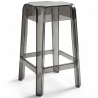 Buy Bar Stool  Victoire- 65cm - Design Transparent Light grey 29573 - prices