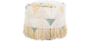 Buy Pouffe Boho Bali , Square in Cotton and wool- Janet Bali Multicolour 60248 - in the UK