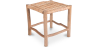 Buy Low Garden Stool in Boho Bali Style, Rattan and Wood - Marcra Natural wood 60290 - in the UK