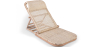 Buy Beach Chair in Rattan, Boho Bali Design - Manra Natural 60307 - in the UK