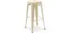 Buy Bar Stool – Industrial Style – Steel – 76 cm – Metalix Cream 60148 - in the UK