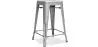 Buy Bistrot Metalix Stool  Matte Metal - 60cm - New edition Steel 60324 at MyFaktory