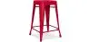 Buy Bistrot Metalix Stool  Matte Metal - 60cm - New edition Red 60324 - prices