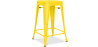 Buy Bistrot Metalix Stool  Matte Metal - 60cm - New edition Yellow 60324 in the United Kingdom