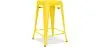 Buy Bistrot Metalix Stool  Matte Metal - 60cm - New edition Yellow 60324 - prices