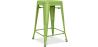 Buy Bistrot Metalix Stool  Matte Metal - 60cm - New edition Light green 60324 home delivery