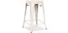 Buy Bistrot Metalix Stool  Matte Metal - 60cm - New edition Cream 60324 in the United Kingdom