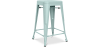 Buy Bistrot Metalix Stool  Matte Metal - 60cm - New edition Pale green 60324 in the United Kingdom
