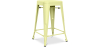 Buy Bistrot Metalix Stool  Matte Metal - 60cm - New edition Pastel yellow 60324 home delivery