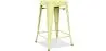 Buy Bistrot Metalix Stool  Matte Metal - 60cm - New edition Pastel yellow 60324 in the United Kingdom