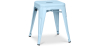 Buy Industrial Design Stool - 45cm - New Edition - Metalix Light blue 60139 - in the UK