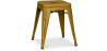 Buy Industrial Design Stool - 45cm - New Edition - Metalix Gold 60139 - prices