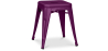 Buy Industrial Design Stool - 45cm - New Edition - Metalix Purple 60139 in the United Kingdom