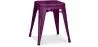 Buy Industrial Design Stool - 45cm - New Edition - Metalix Purple 60139 in the United Kingdom