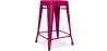 Buy Bistrot Metalix Stool  Matte Metal - 60cm - New edition Fuchsia 60324 with a guarantee