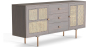 Buy Wooden Sideboard - Vintage Design -  Risei Dark grey 60360 - in the UK