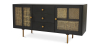 Buy Wooden Sideboard - Vintage Design -  Risei Black 60360 - in the UK