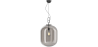 Buy Glass pendant light in modern design, metal and glass - Crada - Big Smoke 60403 - prices