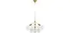 Buy Glass Ball Ceiling Lamp - Design Pendant Lamp - 12 Globes - Plaus White 60404 - in the UK
