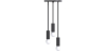 Buy Cluster pendant lamp in scandinavian style, metal - Treck Black 60235 - in the UK