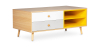Buy Wooden TV Stand - Scandinavian Design - Preius Natural wood 60408 - in the UK