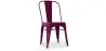 Buy Dining chair Bistrot Metalix Industrial Square Metal - New Edition Purple 32871 with a guarantee