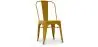 Buy Dining chair Bistrot Metalix Industrial Square Metal - New Edition Gold 32871 - in the UK