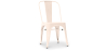 Buy Dining chair Bistrot Metalix Industrial Square Metal - New Edition Cream 32871 - prices