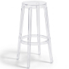 Buy Bar Stool - 75cm - Design Transparent - Pauline  Transparent 29571 - in the UK
