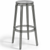 Buy Bar Stool - 75cm - Design Transparent - Pauline  Light grey 29571 - prices