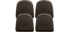 Buy X4 Cushion for Bistrot Metalix chair and stool Brown 60461 at MyFaktory