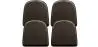 Buy X4 Cushion for Bistrot Metalix chair and stool Brown 60461 at MyFaktory