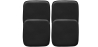 Buy Pack of 4 Magnetic Cushions for Stool - Faux Leather - Metalix Black 60463 - in the UK
