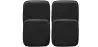 Buy Pack of 4 Magnetic Cushions for Stool - Faux Leather - Metalix Black 60463 - in the UK