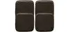 Buy Pack of 4 Magnetic Cushions for Square Bistrot Chair Seat – Faux Leather – Metalix Brown 60464 at MyFaktory