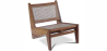 Buy Rattan armchair, Boho Bali design, Rattan and Teak Wood - Marcra Natural 60465 - in the UK