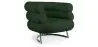 Buy Designer armchair - Faux leather upholstery - Biven Green 16500 - in the UK