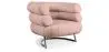 Buy Designer armchair - Faux leather upholstery - Biven Pastel pink 16500 at MyFaktory