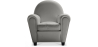 Buy Club Armchair - Faux Leather Grey 54286 - in the UK