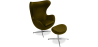Buy Bold Chair with Ottoman - Faux Leather Olive 13658 - prices