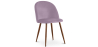 Buy Dining Chair - Upholstered in Velvet - Scandinavian Design - Bennett Pink 59991 - in the UK