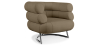 Buy Designer armchair - Faux leather upholstery - Biven Taupe 16500 in the United Kingdom