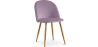 Buy Dining Chair - Velvet Upholstered - Scandinavian Style - Bennett Pink 59990 - in the UK