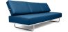 Buy Sofa Bed SQUAR (Convertible) - Faux Leather Dark blue 14621 - prices