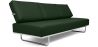 Buy Sofa Bed SQUAR (Convertible) - Faux Leather Green 14621 - in the UK